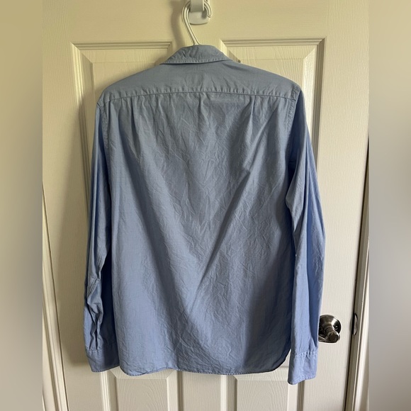 Jcrew slim blue 2 ply cotton shirt - Picture 3 of 3
